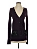 Vera Wang 100% Wool Purple Wool Cardigan Size S - photo 1