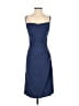 Assorted Brands 100% Polyester Solid Blue Cocktail Dress Size 0 - photo 1