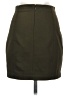 Express Solid Green Casual Skirt Size 00 - photo 2