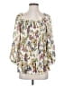 Spense 100% Polyester Ivory 3/4 Sleeve Blouse Size S - photo 1