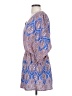Adrienne 100% Polyester Paisley Blue Casual Dress Size S - photo 5
