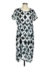 Tulip Graphic Blue Casual Dress Size XS - photo 1