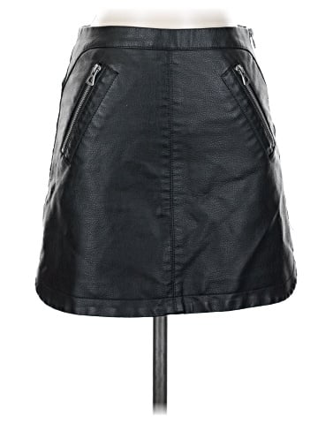 Silence and Noise Faux Leather Skirt (view 1)