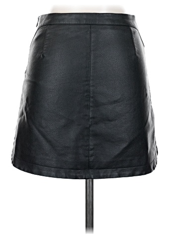 Silence and Noise Faux Leather Skirt (view 2)