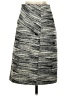Hutch Chevron-herringbone Gray Formal Skirt Size 0 - photo 2