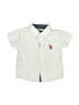 U.S. Polo Assn. Print Green Short Sleeve Button-Down Shirt Size 6-9 mo - photo 1