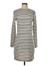 FREE2B Stripes Ivory Gray Casual Dress Size S - photo 1