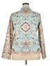 Unbranded Paisley Teal Long Sleeve Blouse Size XXL - photo 2