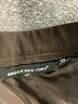 Briggs New York Solid Black Brown Formal Skirt Size 10 - photo 4