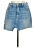 FRAME Denim 100% Cotton Solid Blue Denim Skirt Size 26 waist - photo 1
