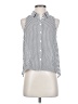 Express Polka Dots White Sleeveless Button-Down Shirt Size S - photo 1