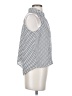 Express Polka Dots White Sleeveless Button-Down Shirt Size S - photo 4