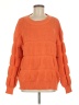 Prettygarden 100% Polyester Solid Orange Pullover Sweater Size M - photo 1