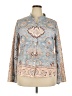 Unbranded Paisley Blue Long Sleeve Blouse Size XXL - photo 1