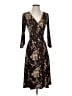 Laundry by Shelli Segal Animal Print Brown Cocktail Dress Size 2 - photo 1