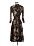 Laundry by Shelli Segal Animal Print Brown Cocktail Dress Size 2 - photo 2