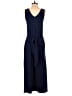 Lou & Grey Solid Blue Jumpsuit Size XS - photo 2