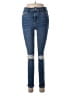 Topshop Hearts Blue Jeans Size 28 waist - photo 1