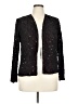 R&M Richards Stars Black Burgundy Blazer Size 14 - photo 1