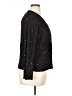 R&M Richards Stars Black Burgundy Blazer Size 14 - photo 4