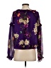 Gazelle 100% Polyester Purple 3/4 Sleeve Blouse Size S - photo 2