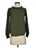 Ann Taylor LOFT 100% Polyester Green Long Sleeve Blouse Size XXS - photo 1