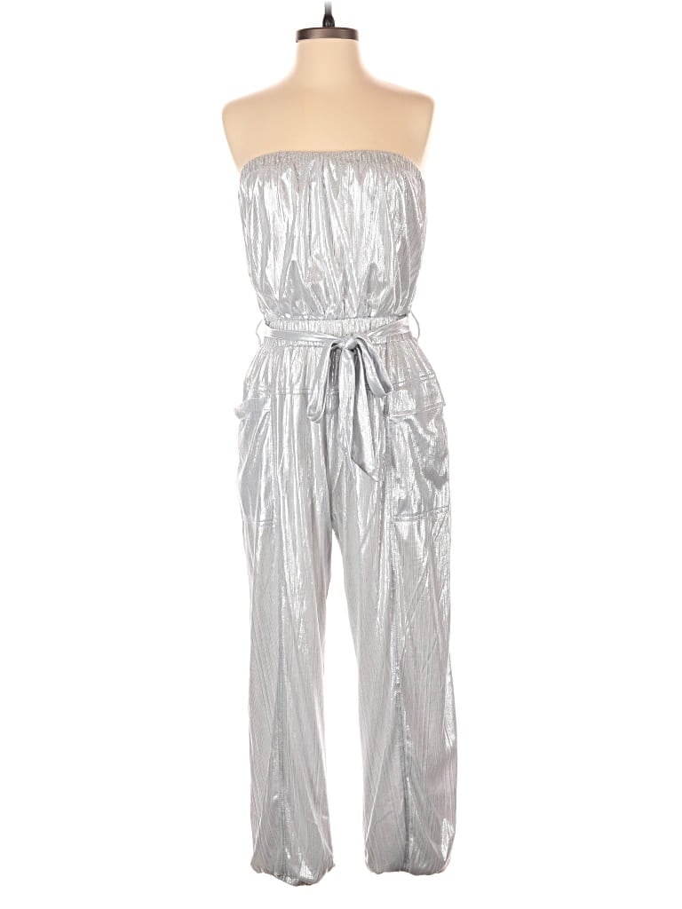 Pre-owned Fashion Nova Jumpsuit In Silver