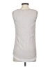 Design History Metallic Silver Sleeveless Top Size S - photo 2