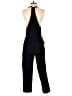 Angie 100% Polyester Solid Black Jumpsuit Size M - photo 2