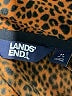 Lands' End Animal Print Brown Kimono Size M - photo 7