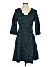 Taylor Paisley Teal Casual Dress Size 4 - photo 1