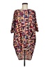 Lularoe Graphic Multi Color Brown Casual Dress Size M - photo 1