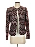 Tahari by ASL Chevron-herringbone Burgundy Blazer Size 4 - photo 1