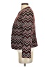 Tahari by ASL Chevron-herringbone Burgundy Blazer Size 4 - photo 5