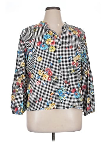 Jennifer & Grace 3/4 Sleeve Blouse (view 1)