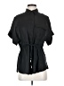Zara Black Short Sleeve Blouse Size XS - photo 1