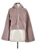 Express 100% Polyester Pink Faux Fur Jacket Size M - photo 1