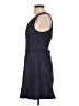 Miami 100% Polyester Paisley Blue Cocktail Dress Size L - photo 5