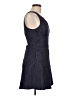 Miami 100% Polyester Paisley Blue Cocktail Dress Size L - photo 4