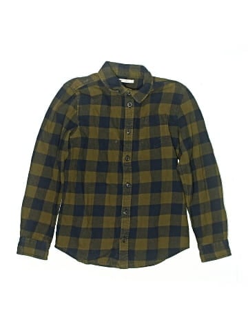 Monoprix Long Sleeve Button-Down Shirt (view 1)