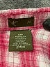 Fei Plaid Pink 3/4 Sleeve Button-Down Shirt Size S - photo 7