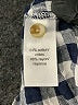 Maurices Checkered-gingham Blue Long Sleeve Button-Down Shirt Size L - photo 8