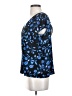 Rebecca Taylor 100% Silk Blue Blouse Size 4 - photo 5