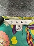 CAbi 100% Silk Green Blouse Size S - photo 7