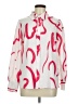 Unbranded Print Ivory Long Sleeve Blouse Size M - photo 1