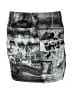 Shein Graphic Gray Casual Skirt Size 2 - photo 1
