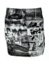 Shein Graphic Gray Casual Skirt Size 2 - photo 2