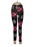 Assorted Brands Hearts Black Leggings One size - photo 1