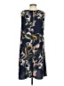 Halogen 100% Polyester Print Blue Casual Dress Size S - photo 2