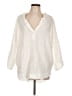 9 Seed 100% Cotton Ivory 3/4 Sleeve Blouse Size Med - Lg - photo 1